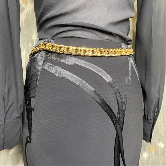 Ralph Lauren Cindy Bridle-Jacquard Pencil Skirt - Picture 16 of 16